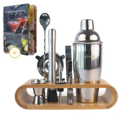Produktbild von 11-teiliges Cocktailset mit Shaker und Zubehör