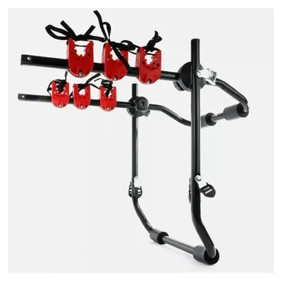 Obrázok produktu pre Univerzálny nosič na 3 bicykle s celkovou hmotnosťou do 40 kg, určený na montáž na zadné dvere/batožinový priestor automobilu.