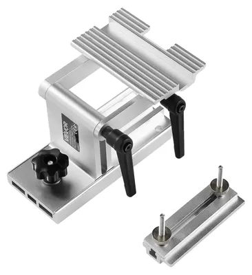 Image de VEVOR Dispositif d'affûtage pour ciseaux à bois, dispositif d'affûtage de support d'outils pour affûteuses doubles de 15/20 cm de diamètre, avec guide d'onglet plat pour lames & burins de 0-6,35 cm de large