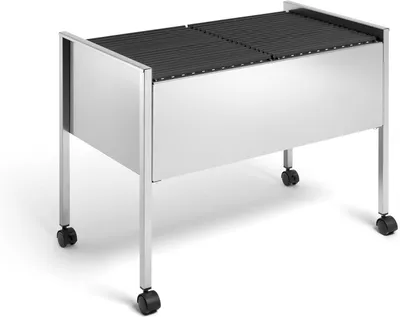 Produktbild von Durable Bürowagen H592xB760xT400mm silber mit 2 Hängeregistern für ca. 100 Hängeordner - 308223