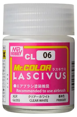 Obrázok produktu pre GUNZE GSCL06 Mr.Color LASCIVUS CLEAR WHITE (18 ml)