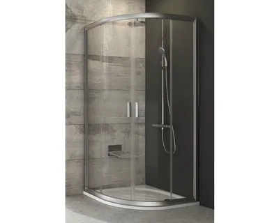 Obrázek produktu pro Sprchový kout Ravak Blix BLCP4-90 satin+Transparent dvoukřídlé dveře 3B270U00Z1