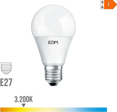 Immagine prodotto di Edm Led Lampadina E27 3200k 17w 1800 Lumen Bianco Bianco Una Taglia