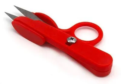 Produktbild von XL-Seitenschneider mit Fingerring, rot