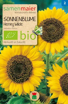 Artikelbild 1 von 'BIO Sonnenblume Henry Wilde' aus der Kategorie Sonnenblumensamen