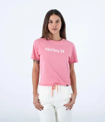 Produktbild von Hurley Damen Oceancare O&O Kurzärmliges T-Shirt, Mauve Glow, XS