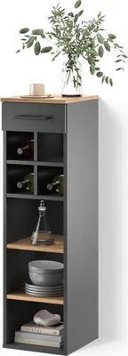 Immagine prodotto di Portavino Livinity Regusa Rovere dorato/antracite 30 x 106 cm, Model 55919