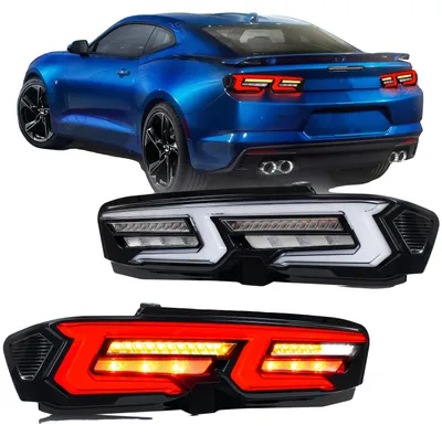 Obrázek produktu pro LED zadní světla, 12 V, 35 W, 3400 lm, kompatibilní s vozy Chevy Camaro 2019–2026, dynamický signál