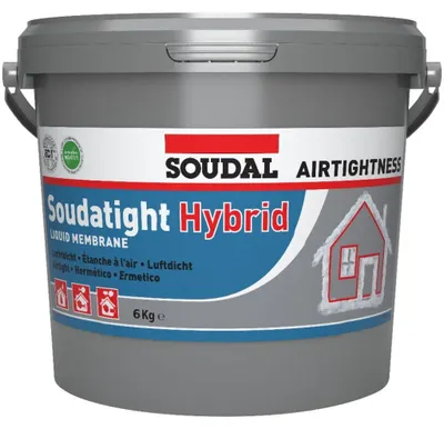 Zdjęcie produktu dla Soudal Soudatight Hybrid szara płynna membrana 6kg