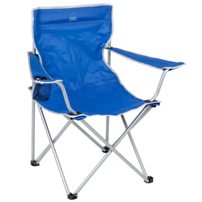 Produktbild von Bo-Camp Klappbarer Campingstuhl Stahl Blau 1267188