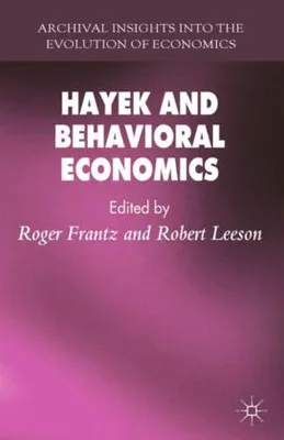 Produktbild von Hayek and Behavioral Economics
