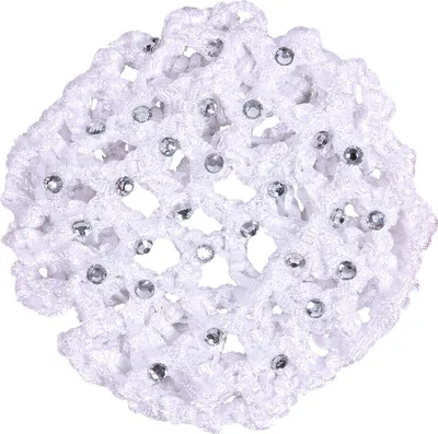 Produktbild von QHP Diamond Haarnetz, Farbe:weiss