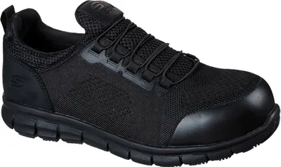 Produktbild von Skechers Sicherheitsschuhe Skechers Synergy Omat S1P schwarz Größe