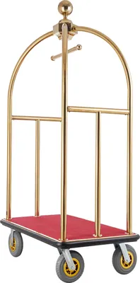 Zdjęcie produktu dla SucceBuy hotelowy wózek bagażowy o udźwigu 680 kg, wózek na walizki, 1080x640x1920 mm