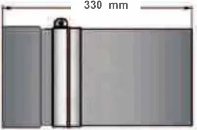Produktbild von TELESKOPROHRE AUS STAHLBLECH 2 mm, grau