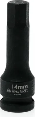 Produktbild von Kraft-Steckschlüssel-Einsatz 6-kant mit Vierkantantrieb 1/2"" 14 mm