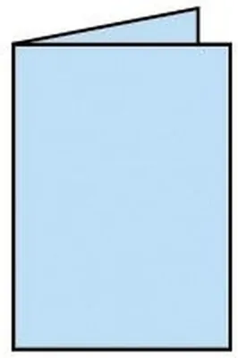 Immagine prodotto di Rössler Papier 220706517 Coloretti doppio - A6 alto, 5 pezzi, blu cielo