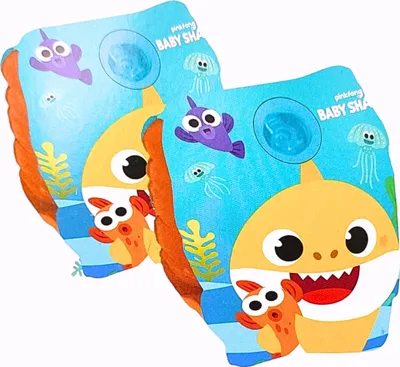 Produktbild von Baby Shark Schwimmhilfe - Kinder Schwimmflügel 3-6 Jahre / 19-30 kg