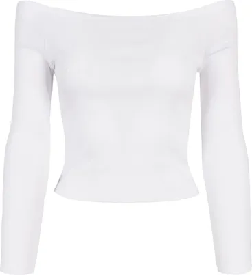 Produktbild von Urban Classics Ladies - Off Shoulder Rib Longsleeve - XL