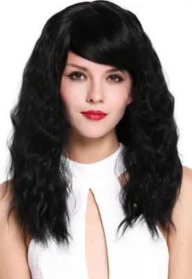 Produktbild von WIG ME UP Perücke Voluminös Lang Locken Schwarz 5093-2
