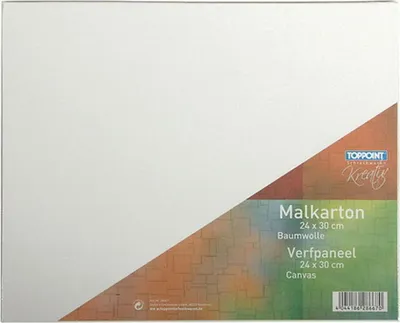 Produktbild von 10x Malkarton 24x30cm Malpappe