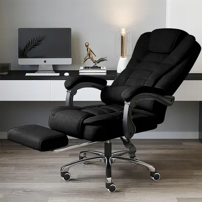 Image de Chaise de bureau - Chaise ergonomique - Fauteuil de bureau - Fauteuil pivotant - Chaise de bureau informatique - Hauteur réglable
