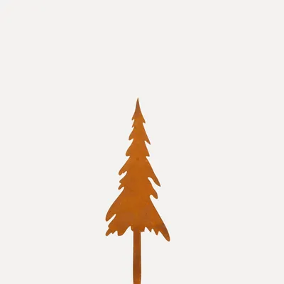 Produktbild von Tannenbaum zum Stecken - Rost