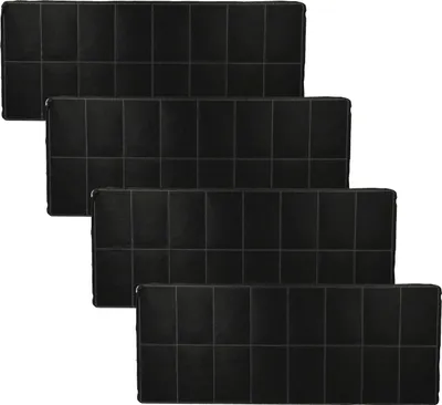 Produktbild von vhbw 4x Aktivkohlefilter kompatibel mit Bosch DHI635HX, DHI635H/09, DHI635HCH, DHI635H/08, DHI635HGB Dunstabzugshaube - 42 x 16,8 x 3,1 cm
