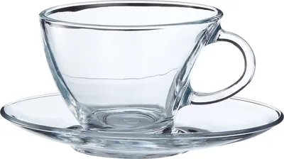 Zdjęcie produktu dla Pasabahce 98396 - 12 szt. filiżanek ze spodkiem "Penguen", do herbaty, kawy, cappuccino, dla 6 osób