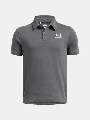 Image de Under Armour Ua B Icon Polo - castlerock light heather, Größe:M