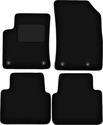 Image de Tapis de sol en velours noir pour : Opel Crossland X Crossover (2017-)