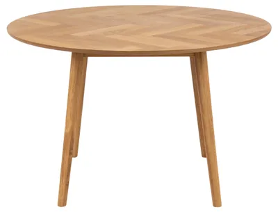 Produktbild von Nagano Esstisch Ø120cm, Fischgrät eichendekor.