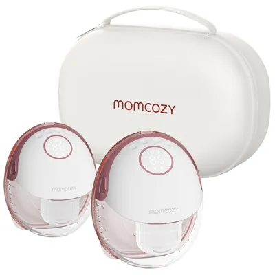 Image de Momcozy Double tire-lait M6 rouge, 180 ml