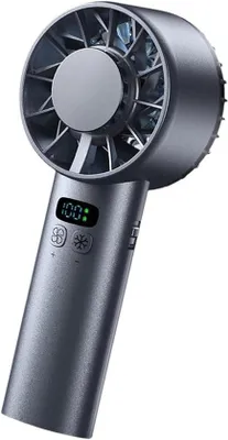 Obrázok produktu pre Kompaktný ventilátor na kemping s displejom, plastový, 5200 mAh, USB ventilátor na vonkajšie použitie