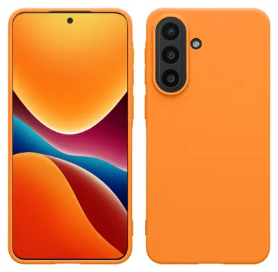 Produktbild von kwmobile Handyhülle für Samsung Galaxy A57 5G Hülle - TPU Case - Kabelloses Laden - Schutzhülle Cover in Fruity Orange
