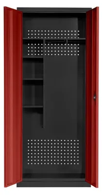 Produktbild von "NOVAX" Motorradschrank 1920x800x370mm RAL 7016/3000