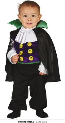 Obrázok produktu pre Upírsky šľachtický kostým Detský elegantný halloweenský kostým Classic Scary Funny, veľkosť: 74/80 Farba: čierna