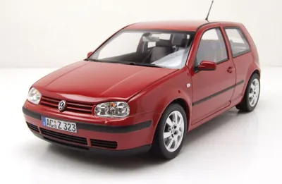 Zdjęcie produktu dla Norev 188573 VW Golf 4 2002 czerwony 1:18