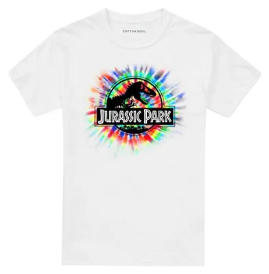 Produktbild von Jurassic Park - T-Shirt für Herren/Damen Uni, Batik TV42162 (XXL) (Weiß)