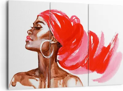 Produktbild von Bild auf Leinwand - Leinwandbild - frau modern - 165x110cm - Wand Bild - Wanddeko - Wandbilder - Leinwanddruck - Bilder - Kunstdruck - Wanddekoration - Leinwand bilder - Wandkunst - CE165x110-3497