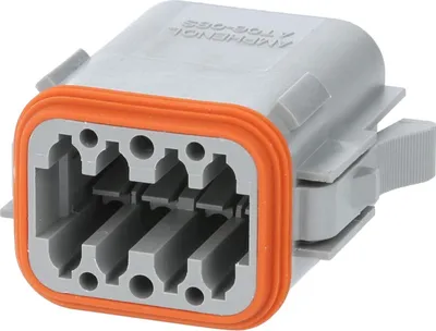 Produktbild von Amphenol AS-8SF 101 Kabeldose AT-Serie Buchse, Kodierung A, 8-polig, Crimpanschluss Isolationsdurchmesser 2,24mm -