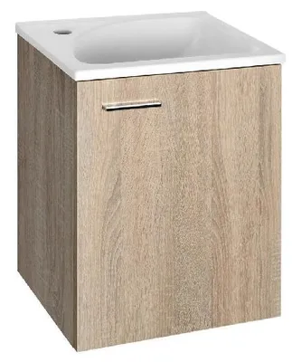 Immagine prodotto di Aqualine Keramia Fresh - Mobile lavabo 400x500x320 mm, rovere platino 51048DP