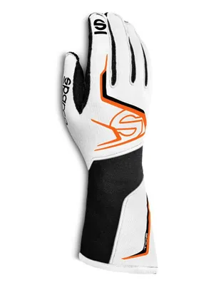 Zdjęcie produktu dla Super Oferta Rękawice Kartingowe Sparco Tide K - Rozmiar XXL - Czarno-Pomarańczowy Kolor