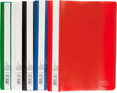 Produktbild von 10 Schnellhefter DIN A5 / PP / 5 verschiedene Farben