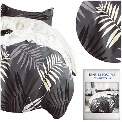 Produktbild von Łóżkoholicy AIDA Bettwäsche Set 200x220 3-teilig Baumwollsatin