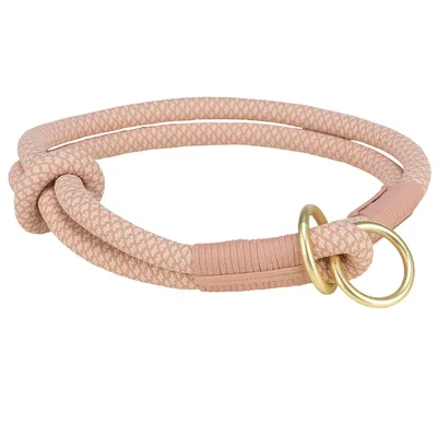 Obrázek produktu pro Trixie Soft Rope kulatý polostahovací obojek, M: 45 cm/ 10 mm, šalvěj/máta