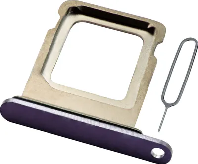 Produktbild von SIM Kartenhalter für iPhone 14 Pro/14 Pro Max - SIM-Kartensteckplatz - Lila
