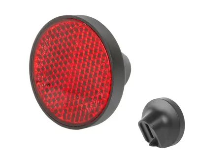 Produktbild von 1X Fahrrad Reflektor Hinten Rot Rückstrahler Schutzblech 40Mm Durchmesser