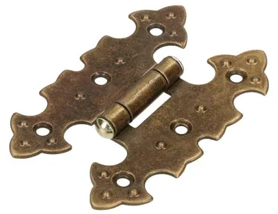 Productafbeelding van KOTARBAU® Meubelscharnier 77 mm / 51 mm Patina meubelband sierscharnieren meubelscharnieren scharnieren symetrisch stijlbanden deurband