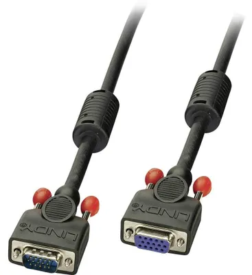 Produktbild von Lindy 36392, 1 m, VGA (D-Sub), VGA (D-Sub), Männlich, Weiblich, Schwarz